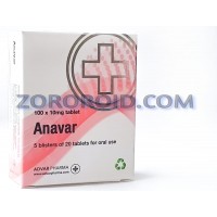 ADVAR PHARMA - ANAVAR (10 MG /100 TABS)