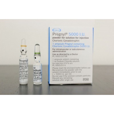 PREGNYL (HUMAN CHORIONIC GONADOTROPIN) (5000 IU/AMP)